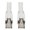 Tripp Lite by Eaton Cat8 25G/40G Certified Snagless Shielded S/FTP Ethernet Cable (RJ45 M/M) PoE White 10 ft. (3.05 m)