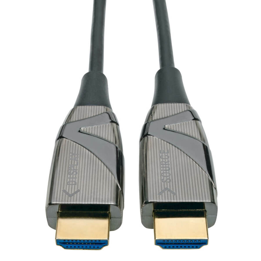 Tripp Lite by Eaton 4K HDMI Fiber Active Optical Cable (AOC) - 4K 60 Hz HDR 4:4:4 (M/M) 20 m (65 ft.)