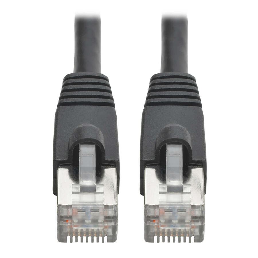 Eaton Tripp Lite Series Cat6a 10G Snagless Shielded STP Ethernet Cable (RJ45 M/M), PoE, Black, 35 ft. (10.67 m)