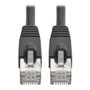 Eaton Tripp Lite Series Cat6a 10G Snagless Shielded STP Ethernet Cable (RJ45 M/M), PoE, Black, 30 ft. (9.14 m)