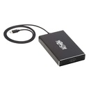Eaton Tripp Lite Series USB-C to Dual M.2 SATA SSD/HDD Enclosure Adapter - USB 3.1 Gen 2 (10 Gbps), Thunderbolt 3, UASP, RAID