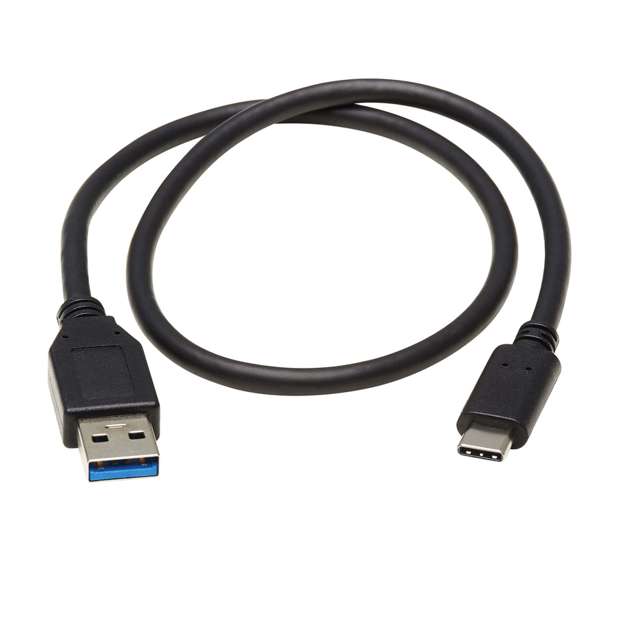 Eaton Tripp Lite Series USB-C to USB-A Cable (M/M), USB 3.2 Gen 1 (5 Gbps), Thunderbolt 3 Compatible, 20-in. (50.8 cm)