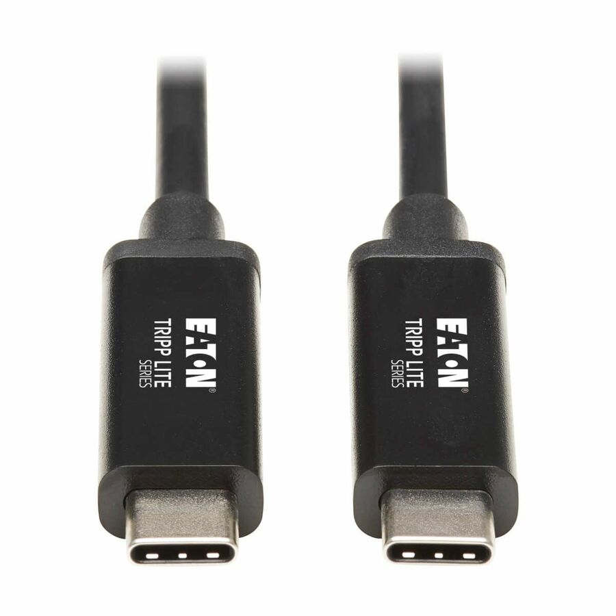 Eaton Tripp Lite Series Thunderbolt 3 Passive Cable (M/M) - 20 Gbps, 5A 100W Power Delivery, 4K/60 Hz, 1.5 m (5 ft.), Black