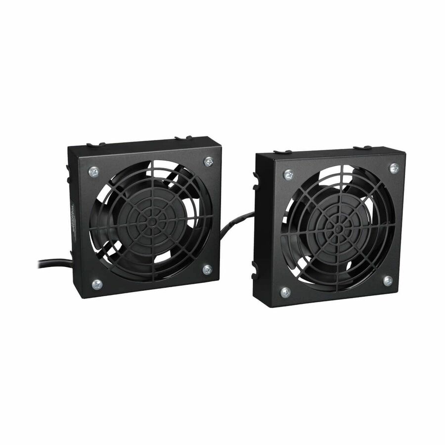 Eaton Tripp Lite Series SmartRack Wall-Mount Roof Fan Kit - Dual 230V High-Performance Fans, 210 CFM, 3 ft. (0.91 m) Cord, C14 Input