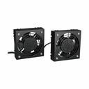 Eaton Tripp Lite Series SmartRack Wall-Mount Roof Fan Kit - Dual 230V High-Performance Fans, 210 CFM, 3 ft. (0.91 m) Cord, C14 Input