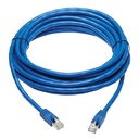 Tripp Lite by Eaton Cat6a 10G Snagless F/UTP Ethernet Cable (RJ45 M/M) PoE CMR-LP Blue 20 ft. (6.09 m)