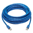 Tripp Lite by Eaton Cat6a 10G Snagless F/UTP Ethernet Cable (RJ45 M/M) PoE CMR-LP Blue 30 ft. (9.14 m)