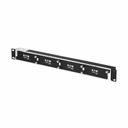 Eaton Tripp Lite Series Enclosure Mini Panel for 4 Copper/Fiber Cassettes, 1U
