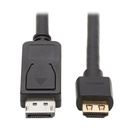 Tripp Lite by Eaton DisplayPort 1.2 to HDMI Active Adapter Cable (M/M) 4K 60 Hz HDR Secure-Grip Plugs Black 15 ft. (4.6 m)