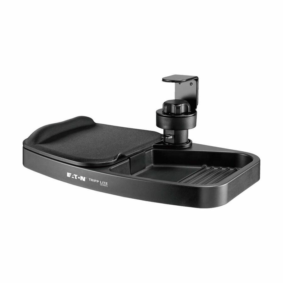 Eaton Tripp Lite Series Under-Desk Clamp-On Storage Tray with Built-In Mouse Pad and Wrist Rest