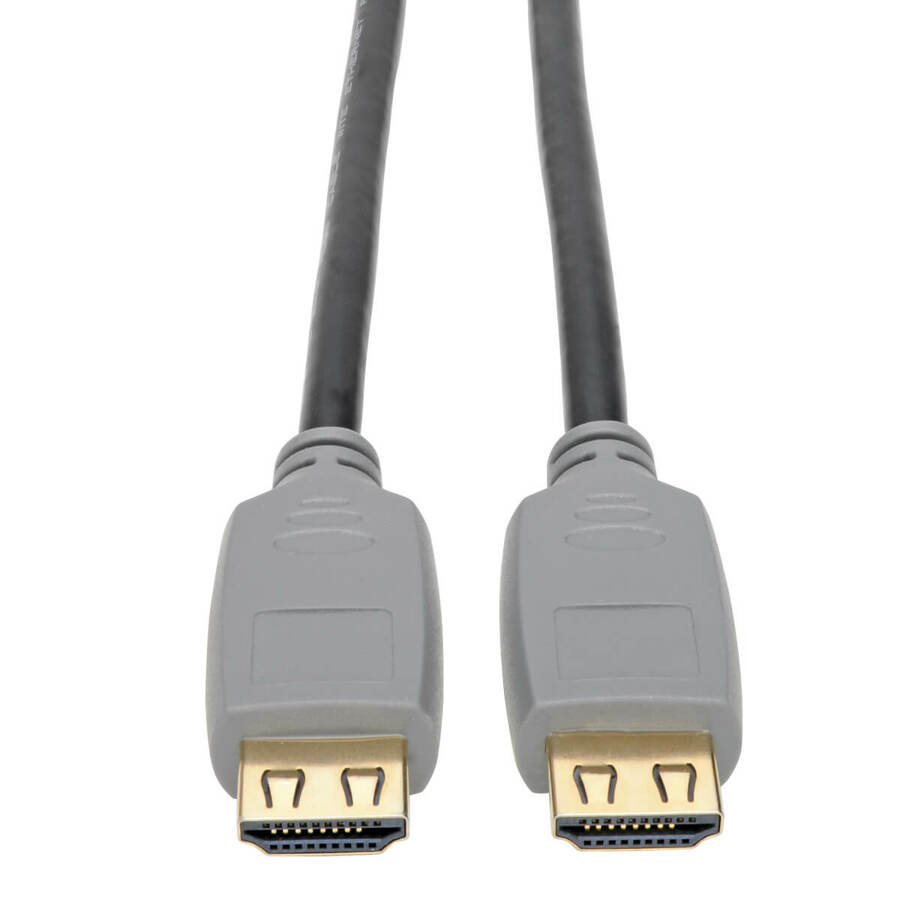 Eaton Tripp Lite Series 4K HDMI Cable (M/M) - 4K 60 Hz, HDR, 4:4:4, Gripping Connectors, Black, 3 m