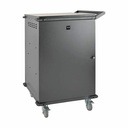 Eaton Tripp Lite Series 42-Device AC Mobile Charging Cart - Laptops and Chromebooks, 120V, NEMA 5-15P, 10 ft. (3.05 m) Cord, Black