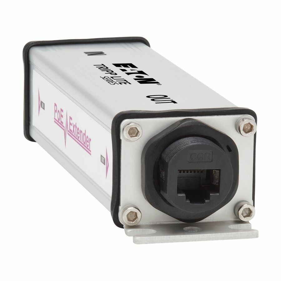 Eaton Tripp Lite Series Gigabit Ethernet PoE/PoE+ Extender, Water Resistant - Cat5e/6/6a, IP65, IEEE 802.3at/af, 30W, 1 Port