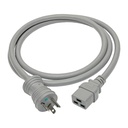 Eaton Tripp Lite Series Hospital-Grade Power Cord, NEMA 5-20P to C19 - Heavy-Duty, Green Dot, 20A, 125V, 12 AWG, 6 ft. (1.83 m), Gray