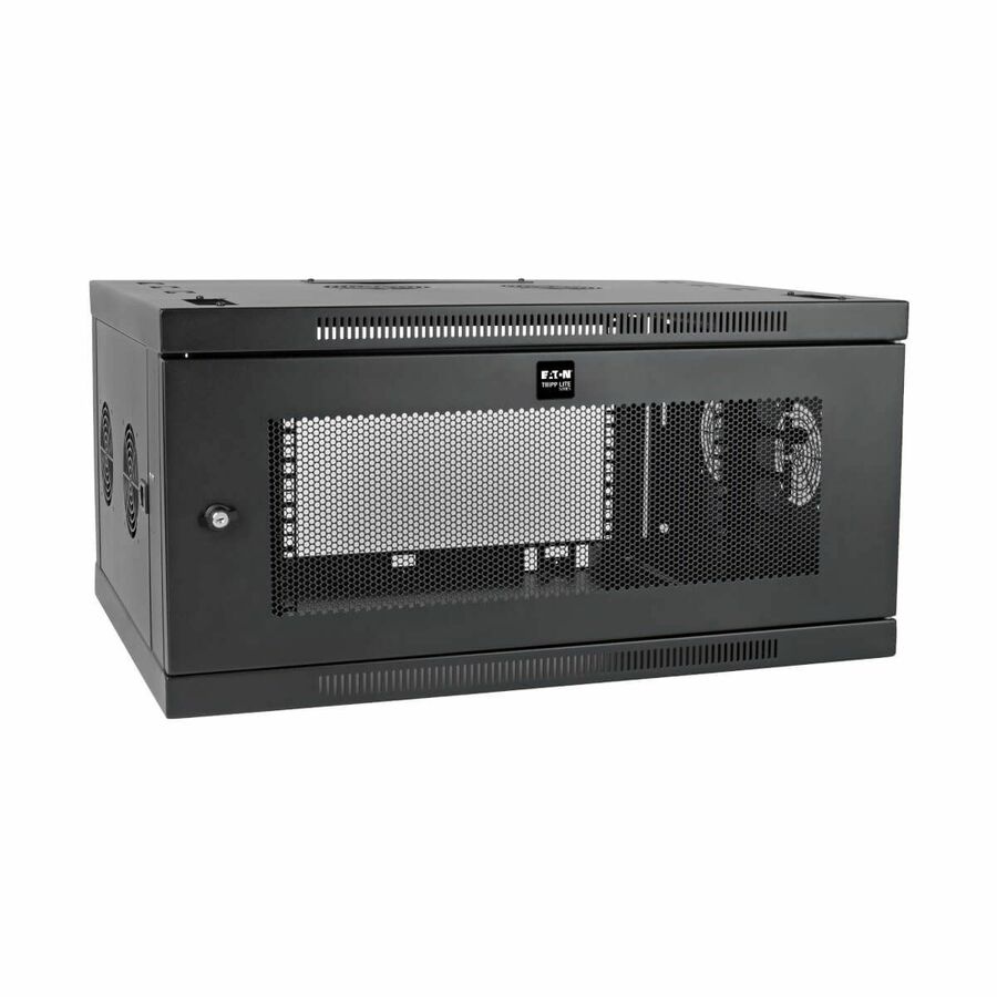 Tripp Lite by Eaton SmartRack 6U Low-Profile Switch-Depth-Plus Wall-Mount Mini Rack Enclosure Wide