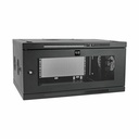Tripp Lite by Eaton SmartRack 6U Low-Profile Switch-Depth-Plus Wall-Mount Mini Rack Enclosure Wide