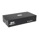 Tripp Lite by Eaton Secure KVM Switch 4-Port HDMI to DisplayPort Dual Monitor 4K NIAP PP3.0 Certified Audio CAC TAA