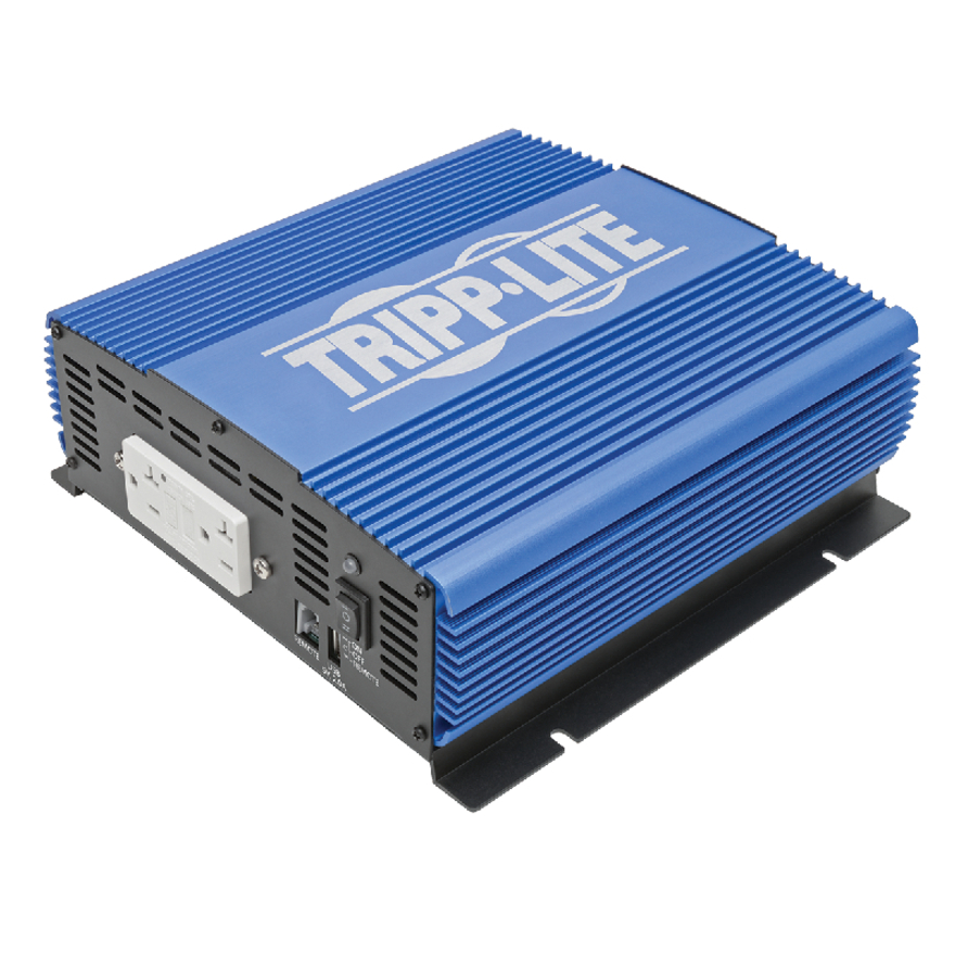Eaton Tripp Lite Series 2000W Medium-Duty Compact Mobile Power Inverter with 2 AC/1 USB - 2.0A/Battery Cables