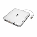 Eaton Tripp Lite Series USB-C Dock, Dual Display - 4K HDMI/mDP, VGA, USB 3.x (5Gbps), USB-A/C Hub, GbE, 60W PD Charging