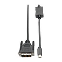 Eaton Tripp Lite Series Mini DisplayPort 1.2 to DVI Active Adapter Cable (M/M), 1080p, 10 ft. (3.1 m), TAA