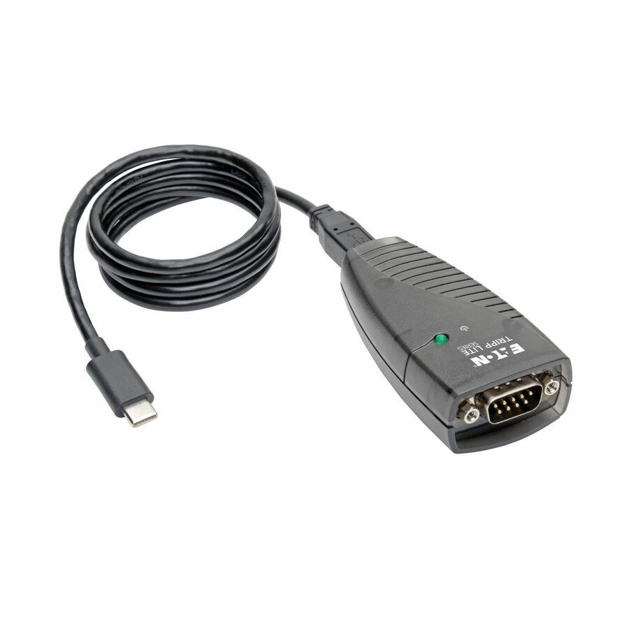 Tripp Lite by Eaton USB-C to Serial DB9 RS232 Adapter Cable - 3 ft. (0.91 m) Keyspan High-Speed (M/M) TAA