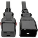Tripp Lite by Eaton Power Extension Cord Locking C19 to C20 - Heavy-Duty 20A 100-250V 12 AWG 10 ft. (3.05 m) Black