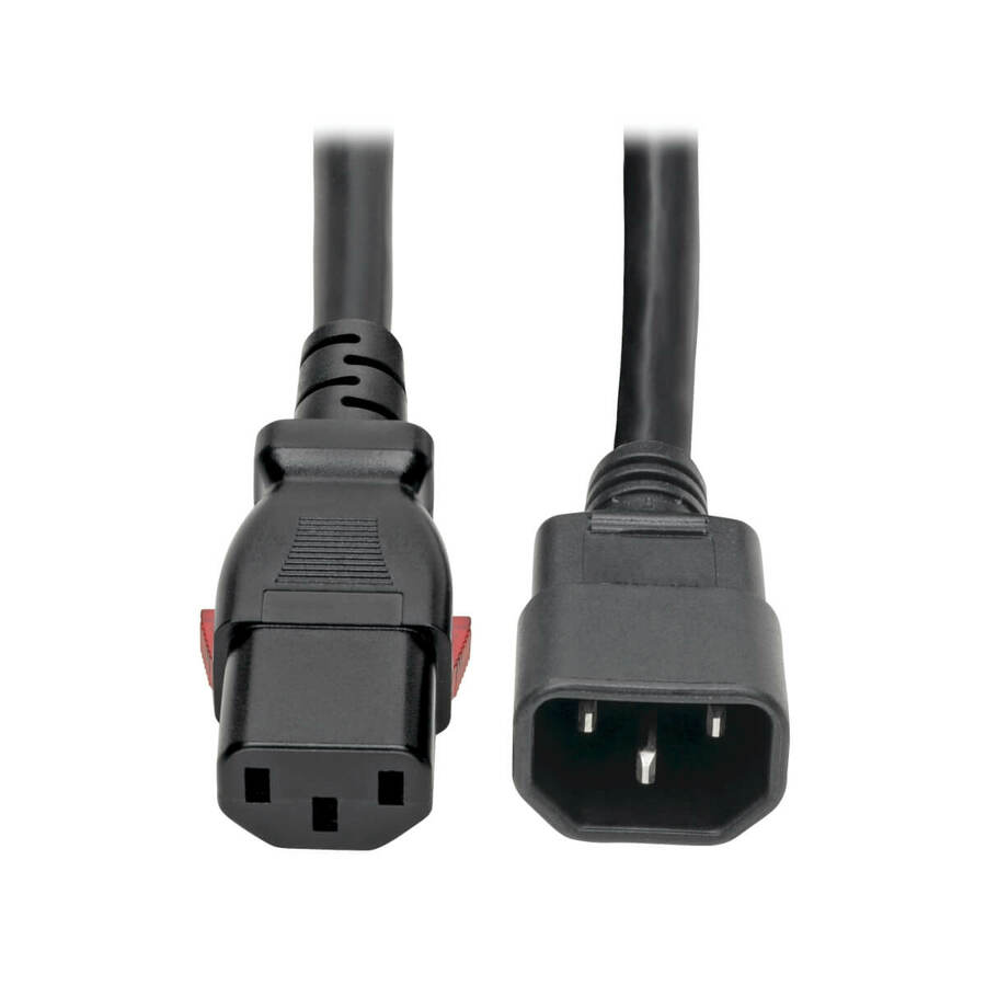 Tripp Lite by Eaton Heavy-Duty PDU Power Cord Locking C13 to C14 - 15A 250V 14 AWG 6 ft. (1.83 m)