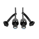 Tripp Lite by Eaton USB 3.0 SuperSpeed A to A M/M Cable Industrial - IP68 Shielded 6 ft. (1.83 m) TAA