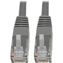 Tripp Lite by Eaton Cat6 Gigabit Molded (UTP) Ethernet Cable (RJ45 M/M) PoE Gray 5 ft. (1.52 m)