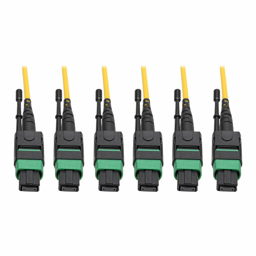 Eaton Tripp Lite Series MTP/MPO (APC) Singlemode Slim Trunk Cable, 24-Strand, 40/100 GbE, 40/100GBASE-PLR4, Plenum, 6mm Dual Jacket, 38 m (124 ft.)