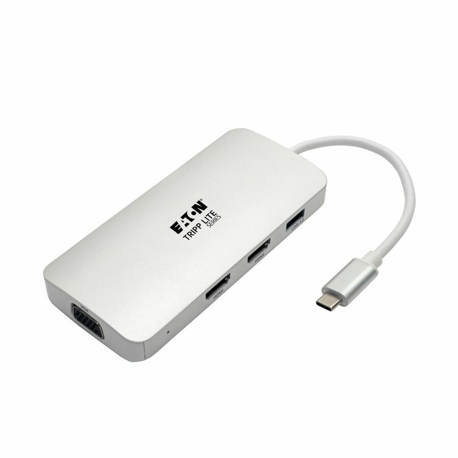 Tripp Lite by Eaton USB C Docking Station w/USB Hub, 2x HDMI, VGA, PD Charging 1080p, USB Type C, USB-C, USB Type-C