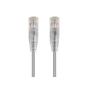 Monoprice SlimRun Cat6 28AWG UTP Ethernet Network Cable, 6-inch Gray