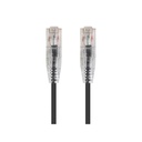 Monoprice SlimRun Cat6 28AWG UTP Ethernet Network Cable, 6-inch Black