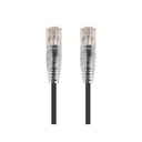 Monoprice SlimRun Cat6 28AWG UTP Ethernet Network Cable, 7ft Black