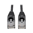 Eaton Tripp Lite Series Cat6a 10G Snagless Molded Slim UTP Ethernet Cable (RJ45 M/M), Black, 6 ft. (1.83 m)