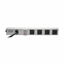 Eaton Tripp Lite Series 4-Outlet Power Strip, 10 ft. (3.05 m) Cord, NEMA 5-15P Plug, 12 in.