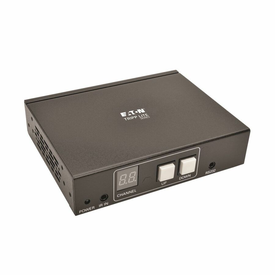 Eaton Tripp Lite Series DisplayPort over IP Extender Receiver over Cat5/Cat6, RS-232 Serial and IR Control, 1080p 60 Hz, 328 ft. (100 m), TAA