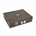 Eaton Tripp Lite Series DisplayPort over IP Extender Receiver over Cat5/Cat6, RS-232 Serial and IR Control, 1080p 60 Hz, 328 ft. (100 m), TAA