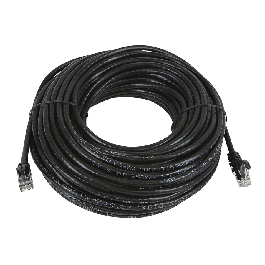 Monoprice FLEXboot Series Cat5e 24AWG UTP Ethernet Network Patch Cable, 75ft Black