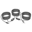 Eaton Tripp Lite Series USB 2.0 A to B Active Repeater Cable (M/M), 50 ft. (15.24 m)