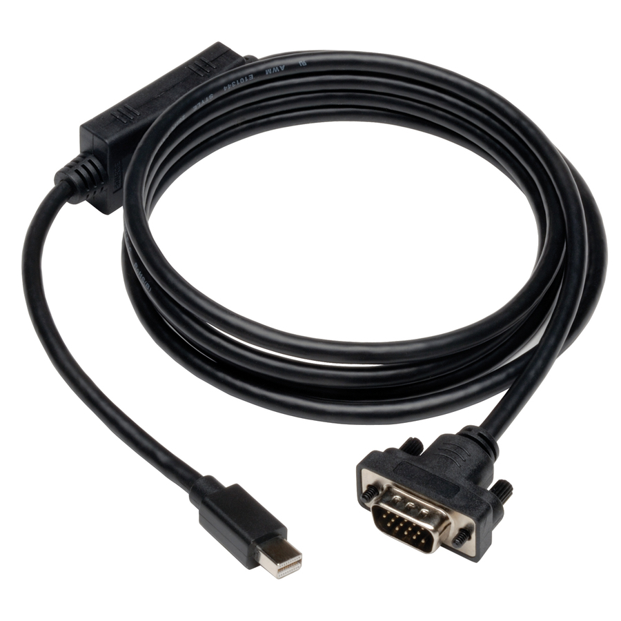 Eaton Tripp Lite Series Mini DisplayPort 1.2 to VGA Active Adapter Cable (M/M), 6 ft. (1.8 m), TAA