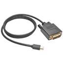 Eaton Tripp Lite Series Mini DisplayPort 1.2 to DVI Active Adapter Cable (M/M), 1080p, 3 ft. (0.9 m)