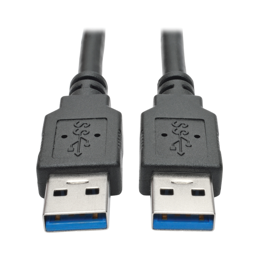 Eaton Tripp Lite Series USB 3.0 SuperSpeed A/A Cable (M/M), Black, 3 ft. (0.91 m)