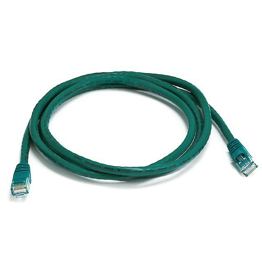 Monoprice Cat5e 24AWG UTP Ethernet Network Patch Cable, 5ft Green