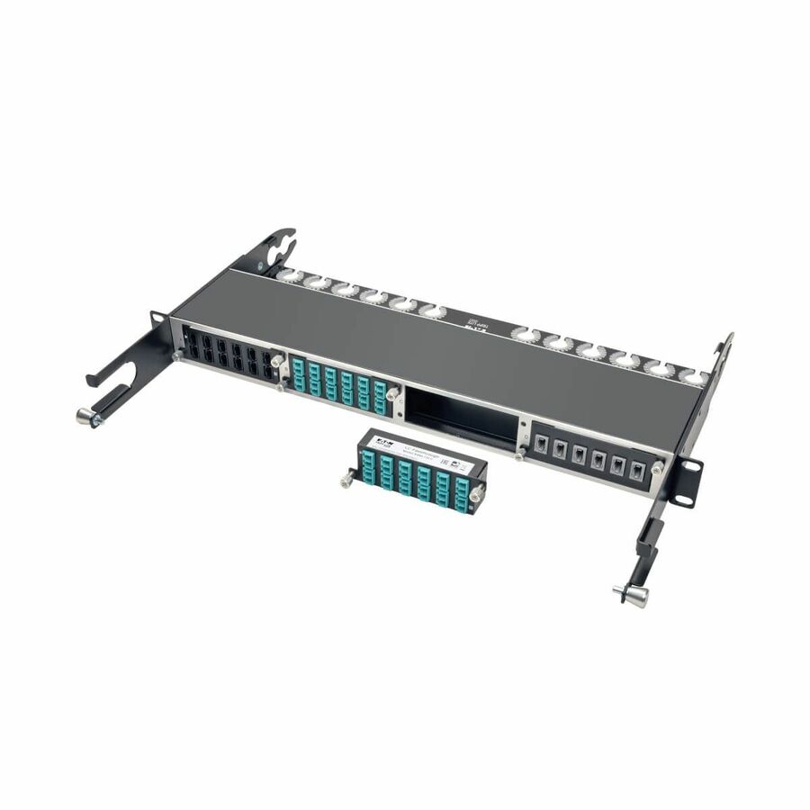 Tripp Lite by Eaton 10GbE High Density Pass-Through Cassette 12 LC Duplex Connection