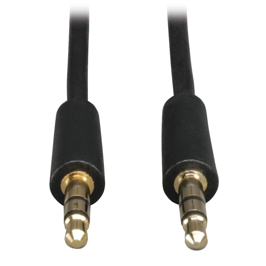 Eaton Tripp Lite Series 3.5mm Mini Stereo Audio Cable for Microphones, Speakers and Headphones (M/M), 12 ft. (3.66 m)