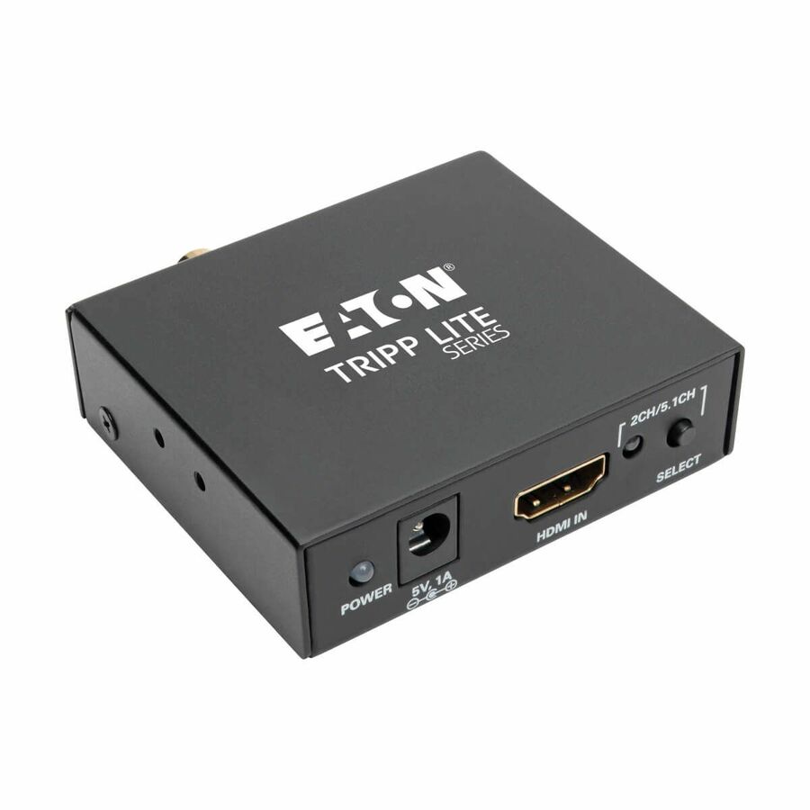 Eaton Tripp Lite Series 4K HDMI Audio De-Embedder/Extractor with TOSLINK, RCA and 3.5 mm Stereo Output, 5.1 Channel, HDCP, 4K 30Hz