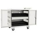 Eaton Tripp Lite Series Multi-Device Charging Cart, 32 USB Ports, iPad and Android Tablets, Wall-Mount Option, White