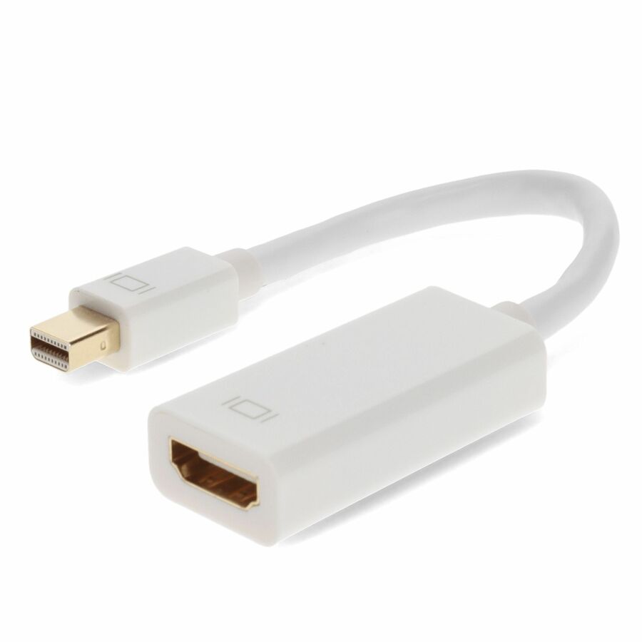 AddOn Mini-DisplayPort 1.1 Male to HDMI 1.3 Female White Active Adapter For Resolution Up to 2560x1600 (WQXGA)