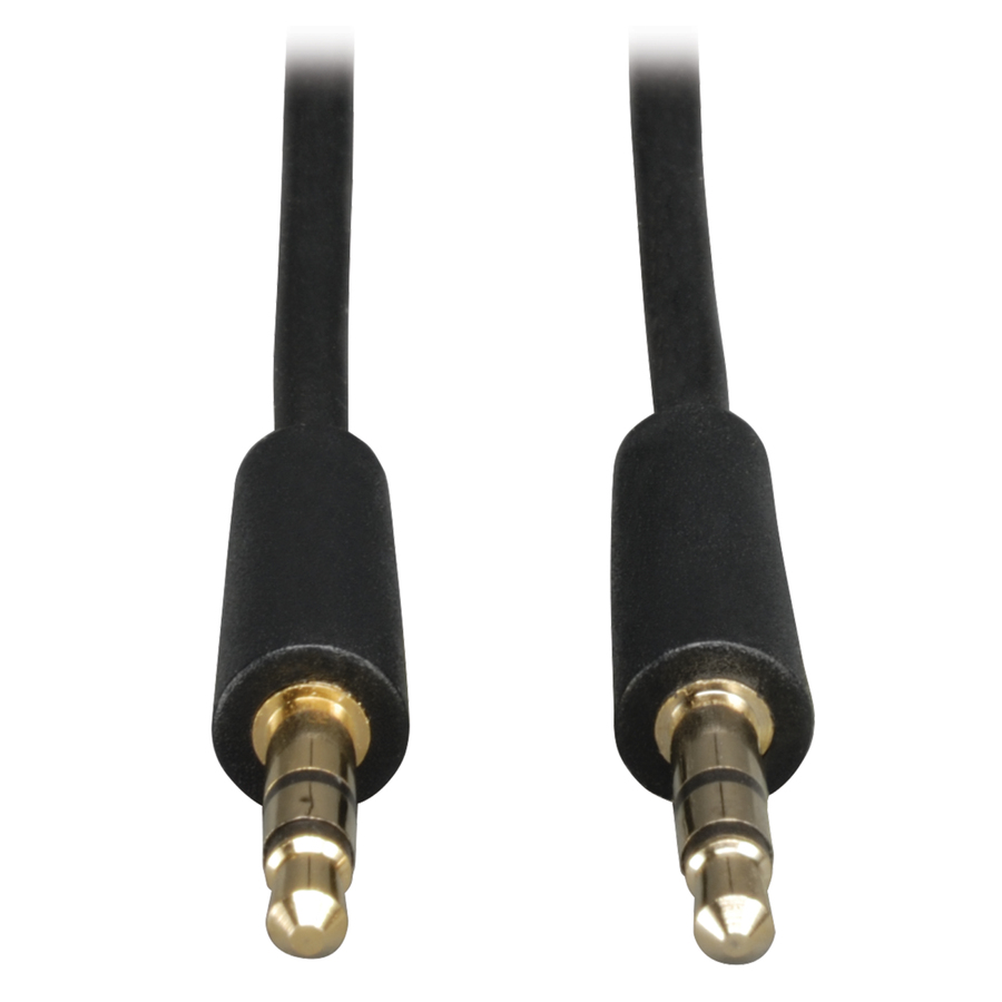 Eaton Tripp Lite Series 3.5mm Mini Stereo Audio Cable for Microphones, Speakers and Headphones (M/M), 15 ft. (4.57 m)
